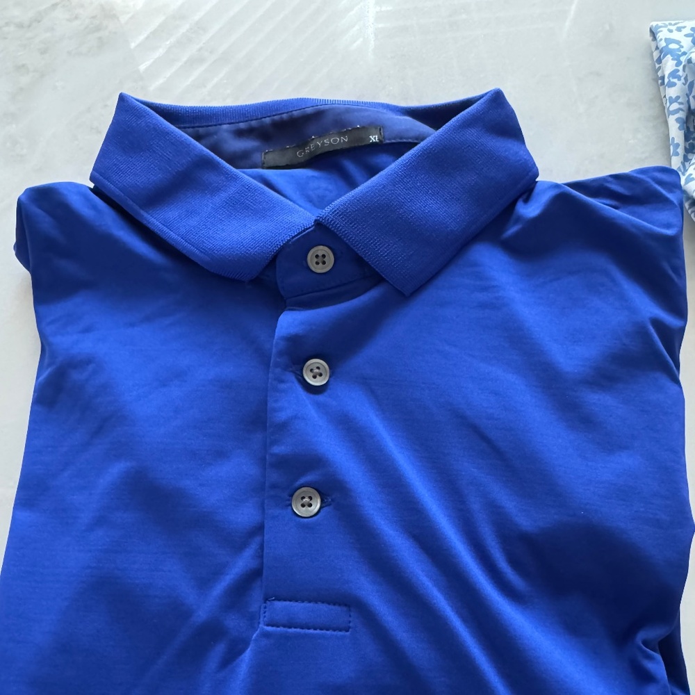 Man’s golf shirt by Greyson.  XL.